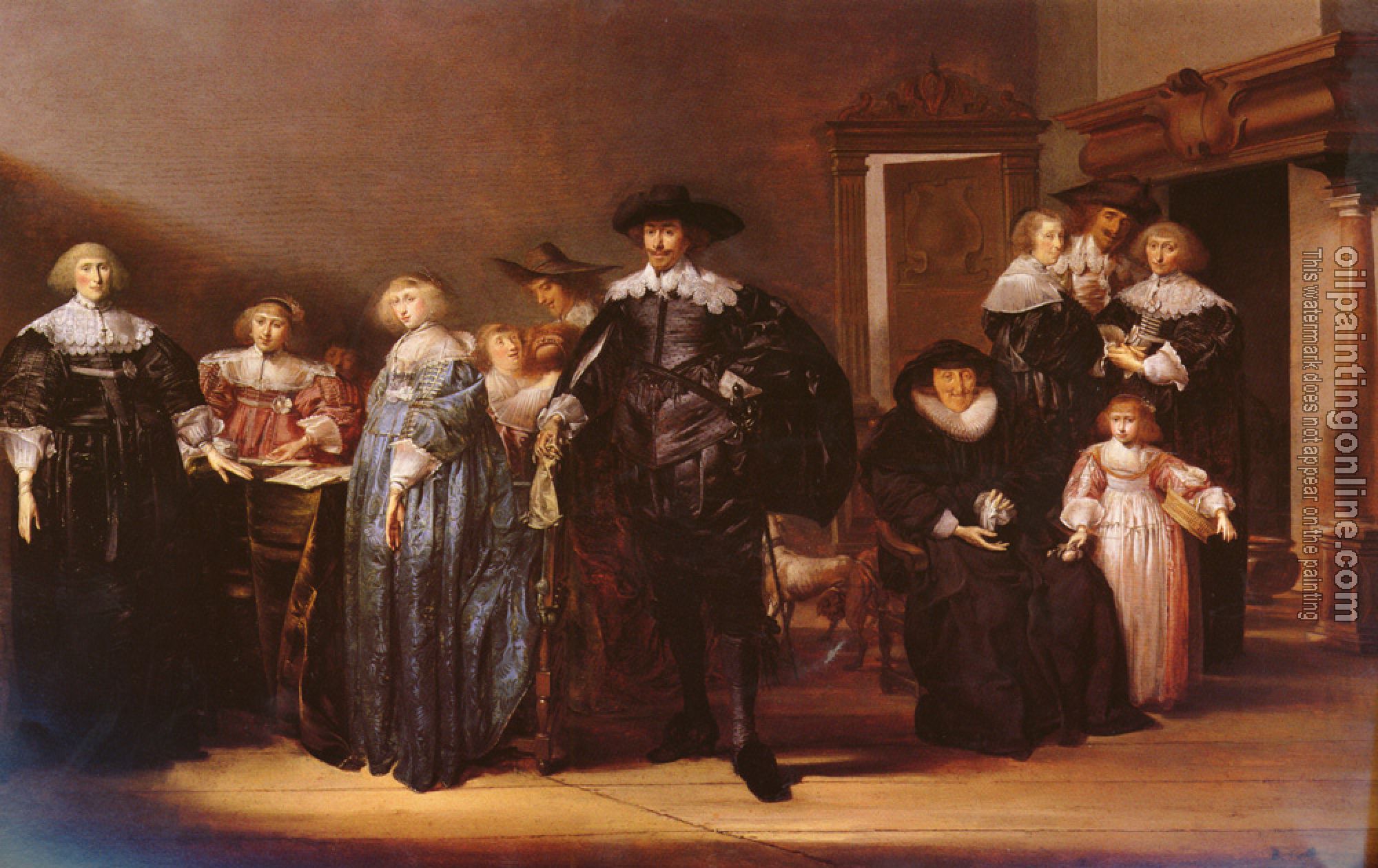 Pieter Codde - A Portrait Of THe Family Twent